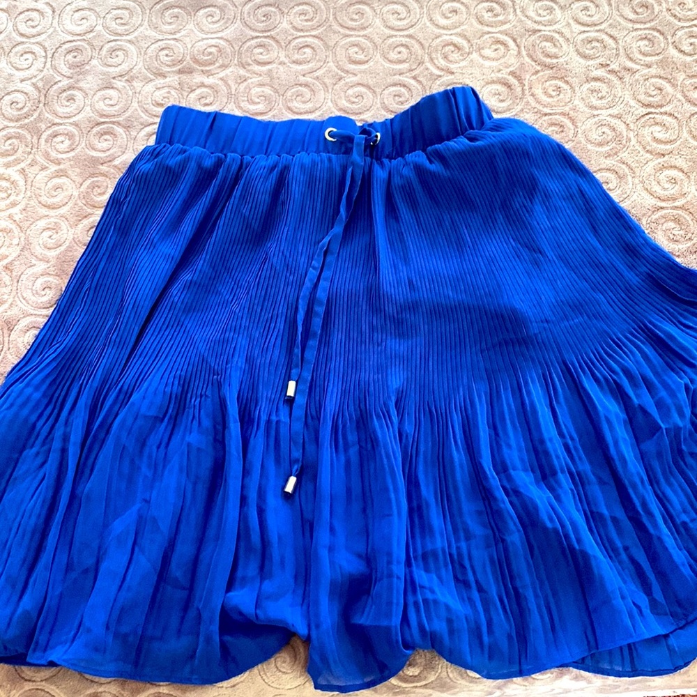 FOREVER 21 Blue Pleated Skirt